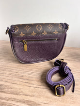 Load image into Gallery viewer, Plum Barbie &amp; Repurposed LV Canvas
