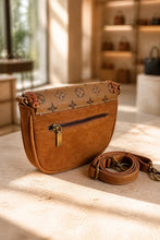 Load image into Gallery viewer, Tan Barbie &amp; Tan Repurposed LV Canvas
