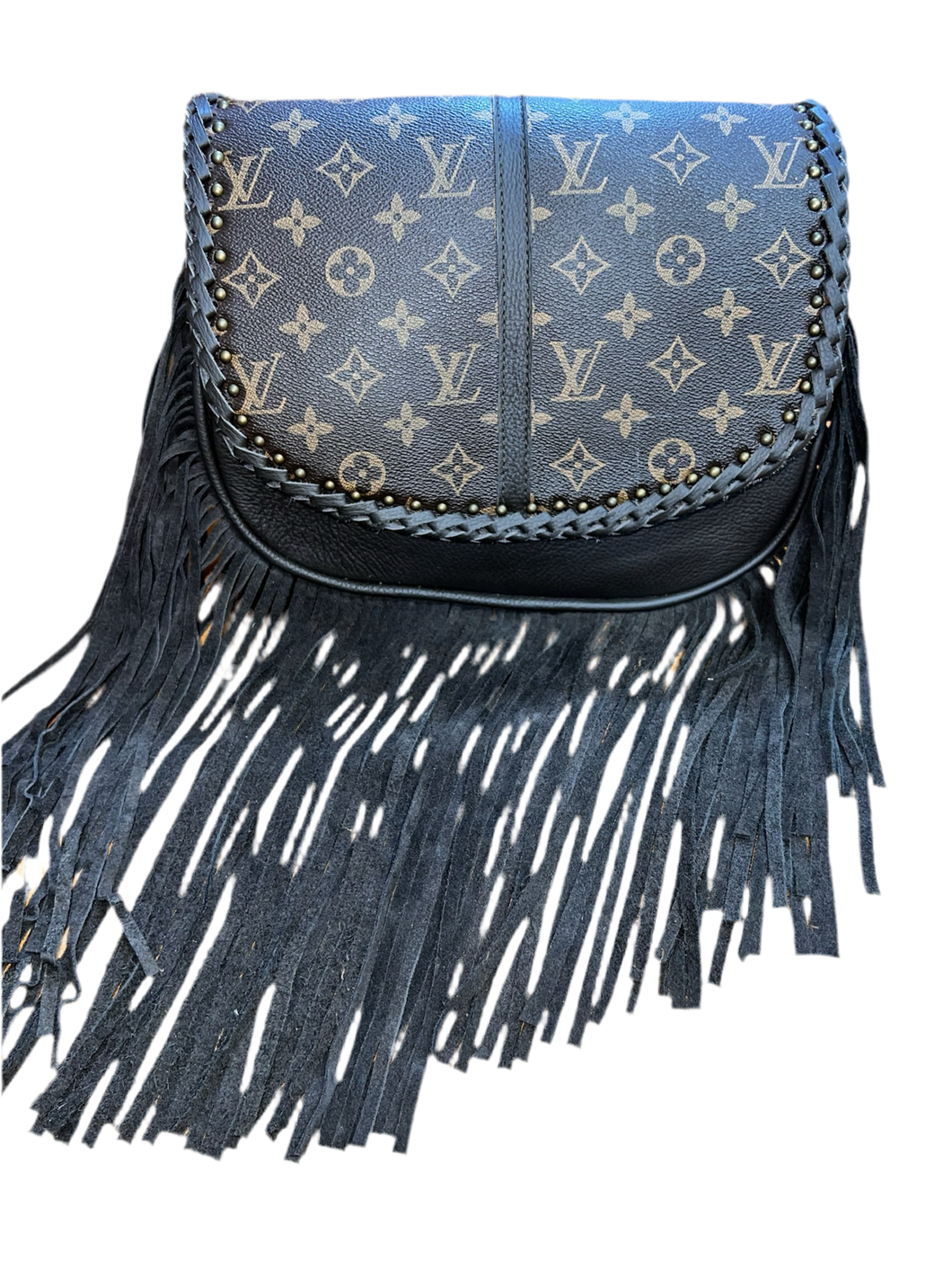 Santa Bárbara Saddle Bag Style with LV canvas