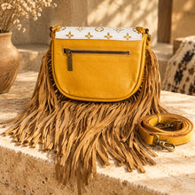 Load image into Gallery viewer, Honey Mustard Barbie &amp; Repurposed LV Canvas
