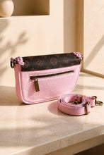Load image into Gallery viewer, Light Pink Barbie &amp; Repurposed LV Canvas
