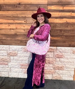 Pink Chrome Shouler Bag