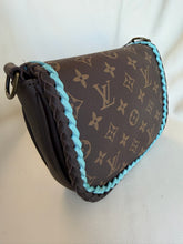 Load image into Gallery viewer, Two tone Barbie with repurposed LV canvas
