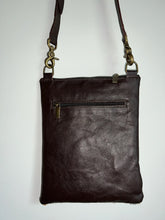 Load image into Gallery viewer, Cristina Crossbody with Leopard cowhide &amp; Repurposed LV
