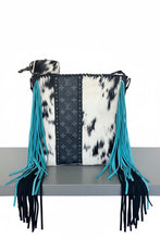 Load image into Gallery viewer, Antonia Handbag with upcycled LV canvas
