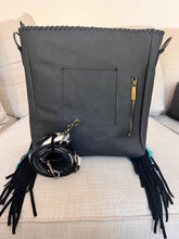Load image into Gallery viewer, Antonia Handbag with upcycled LV canvas
