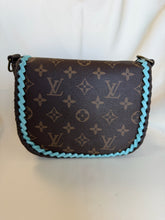 Load image into Gallery viewer, Two tone Barbie with repurposed LV canvas
