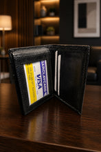 Load image into Gallery viewer, Men’s Wallet With repurposed LV
