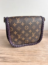 Load image into Gallery viewer, Plum Barbie &amp; Repurposed LV Canvas
