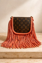 Load image into Gallery viewer, Coral Barbie &amp; Repurposed LV Canvas
