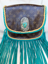 Load image into Gallery viewer, Saint Cloud GM Braided with Tibetan Silver/Turquoise Medallion
