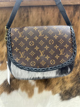 Load image into Gallery viewer, Santa Barbara Saddle bag style with LV canvas

