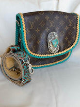 Load image into Gallery viewer, Saint Cloud GM Braided with Tibetan Silver/Turquoise Medallion

