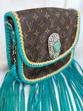 Load image into Gallery viewer, Saint Cloud GM Braided with Tibetan Silver/Turquoise Medallion
