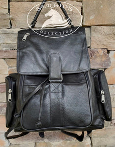 Large Leather Back Pack