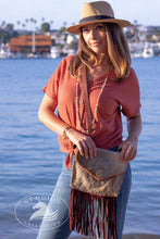 Load image into Gallery viewer, Phoenix Cowhide Envelope crossbody bag
