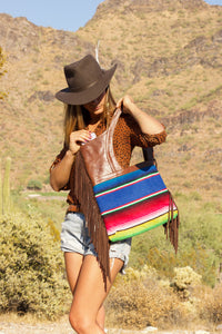 Tiffany''New Mexico'' Wool Blanket Shoulder Bag