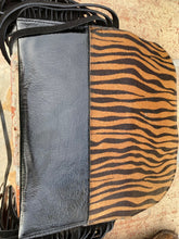 Load image into Gallery viewer, Sergios Classic Crossbody Baby Tiger Cowhide
