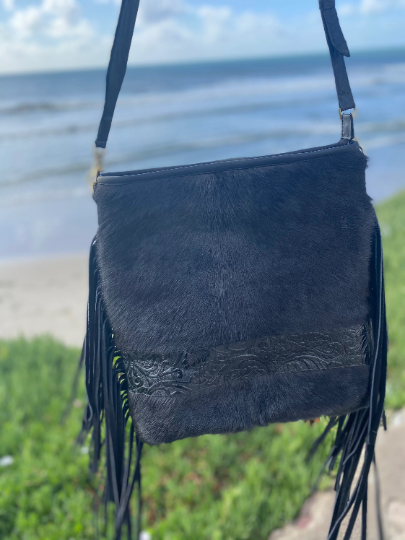 Black-Beauty Shoulder Bag /Cross-body Tote