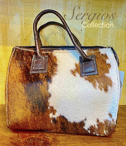 Sergios Cowhide Speedy Style Handbag