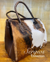 Load image into Gallery viewer, Sergios Large Speedy Cowhide Bag
