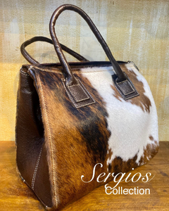 Sergios Large Speedy Cowhide Bag
