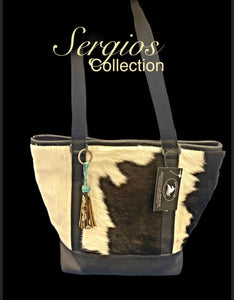 Dallas Cowhide Tote With Concealed Pockets