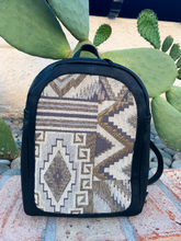 Load image into Gallery viewer, Navajo Blanket Leather Backpack

