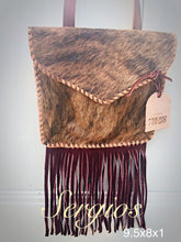 Load image into Gallery viewer, Phoenix Cowhide Envelope crossbody bag
