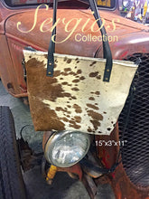 Load image into Gallery viewer, Austin Cowhide Tote
