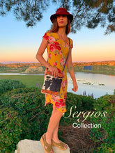 Load image into Gallery viewer, Cowhide and tooled leather crossbody
