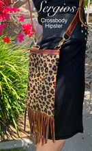 Load image into Gallery viewer, Cheetah cowhide Crossbody/Hipster
