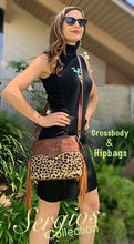 Load image into Gallery viewer, Cheetah crossbody/hipster option
