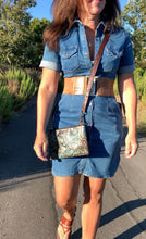 Load image into Gallery viewer, Embossed Leathers crossbody/hipsters
