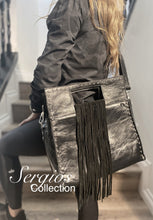 Load image into Gallery viewer, Sergios Tan  leather handbag/crossbody
