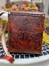 Load image into Gallery viewer, Hand tooled crossbody
