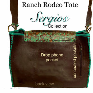 Sergios City Ranch Tote, Diaper bag,Overnight,Business