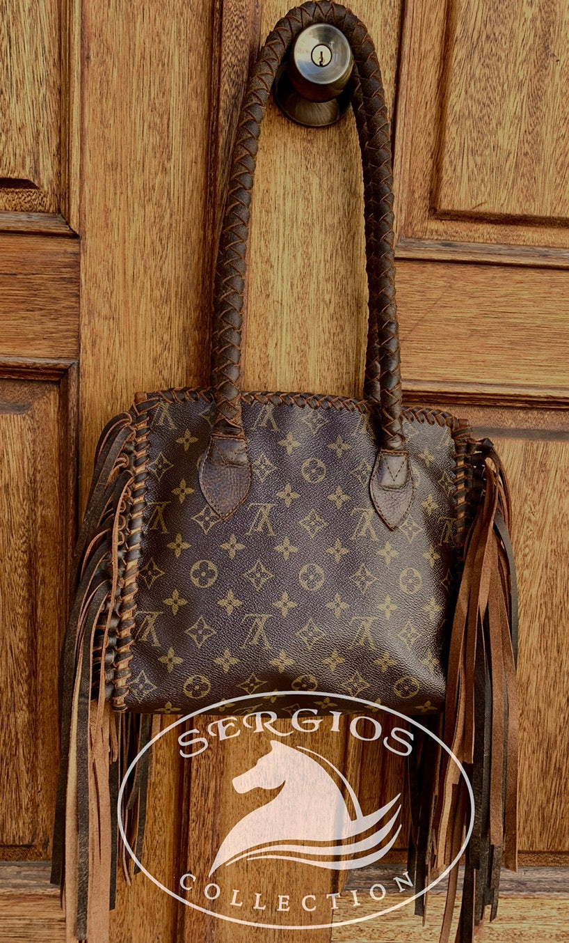 Louis Vuitton, Bags, Authentic Fringed Louis Vuitton Neverfull