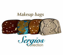 Load image into Gallery viewer, Sergios Cosmetic bags in ANY colors
