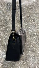 Load image into Gallery viewer, Santa Barbara Saddle bag style with zebra print cowhide
