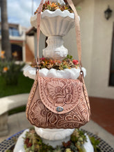 Load image into Gallery viewer, Handmade and hand tooled crossbody
