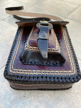 Load image into Gallery viewer, Sergios collection Messenger bag Handmade &amp; hand painted
