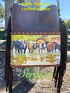 Sergios Collection featuring renowned artist Kathy Sigle limited Edition