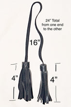 Load image into Gallery viewer, TASSELS double, 4 inches ,loop around handles tassels
