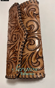 Wallet /Clutch,Hand tooled