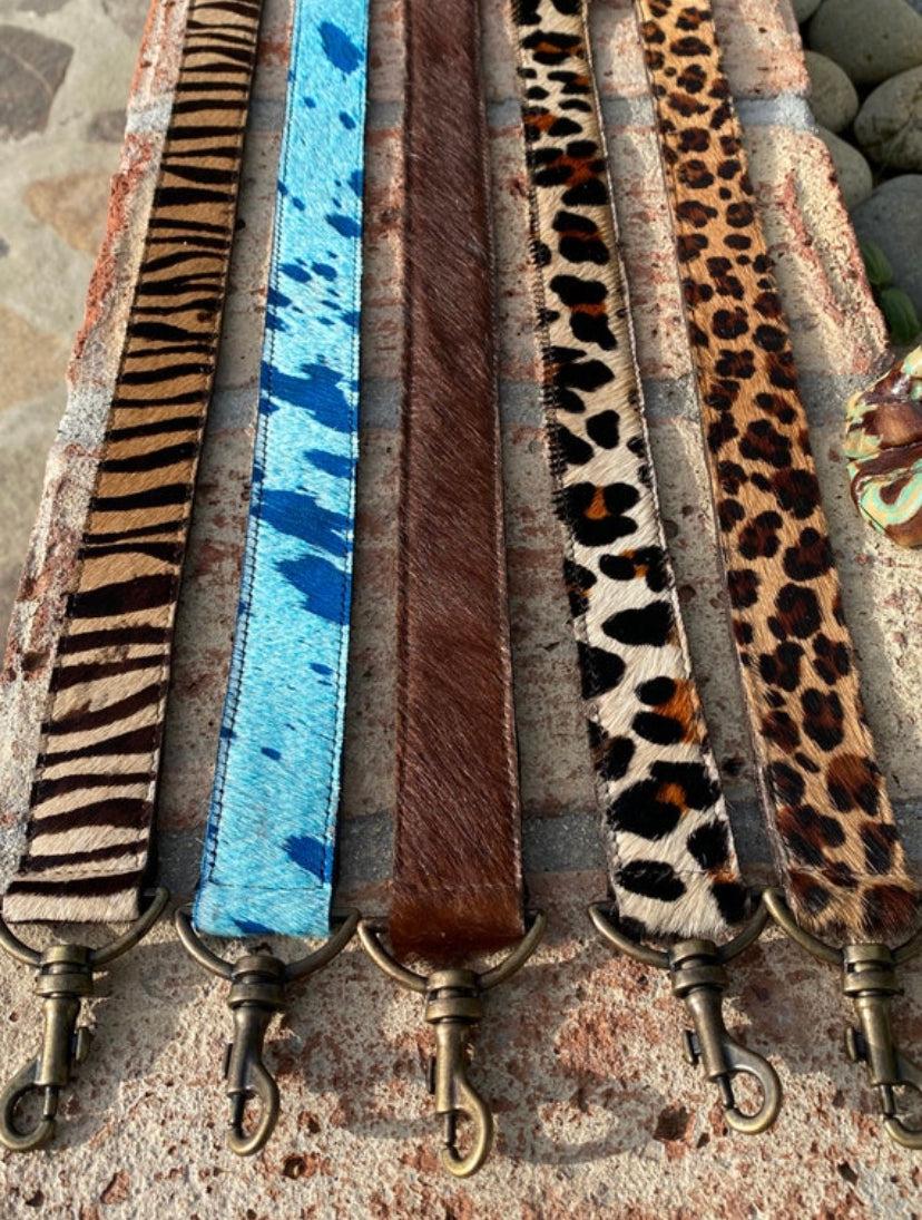 Handmade Purse & Handbags Straps Exotic Cowhides (48” Length x 1.5” Wide) Leopard