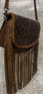 Santa Bárbara Saddle bag style with LV canvas