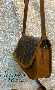 Santa Bárbara Saddle Bag Style with LV canvas
