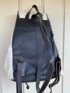 Large cowhide backpack