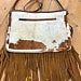 Load image into Gallery viewer, Cowhide Crossbody made out of genuine leather with long 54 inches shoulder strap.
